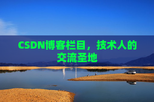 CSDN博客栏目，技术人的交流圣地